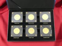 Partie 6x Münzen Motiv Planet Erde je 999er Gold 1/200 oz, siehe Text #EAA50