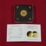 Tschad 3000 Francs CFA, 999er Gold 1/500 oz, Frauenkirche, mit Zertifikat #EAA56