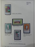 Polen 1982-1986 **+gest. fast komplett im Leuchtturm Binder #AAC23