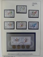 Polen 1982-1986 **+gest. fast komplett im Leuchtturm Binder #AAC23