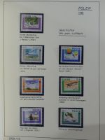 Polen 1982-1986 **+gest. fast komplett im Leuchtturm Binder #AAC23