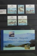 Island gute Sammlung ab Klassik - 20016 im 2 Einsteck-Alben und Mappe #AAC38