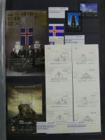 Island gute Sammlung ab Klassik - 20016 im 2 Einsteck-Alben und Mappe #AAC38