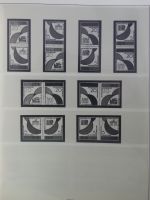 DDR Lindner Vordruck Zusammendrucke (leer) in 4 Lindner-Binder #AAC43