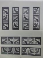 DDR Lindner Vordruck Zusammendrucke (leer) in 4 Lindner-Binder #AAC43