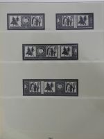 DDR Lindner Vordruck Zusammendrucke (leer) in 4 Lindner-Binder #AAC43
