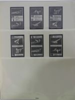 DDR Lindner Vordruck Zusammendrucke (leer) in 4 Lindner-Binder #AAC43