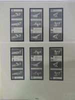 DDR Lindner Vordruck Zusammendrucke (leer) in 4 Lindner-Binder #AAC43