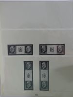 DDR Lindner Vordruck Zusammendrucke (leer) in 4 Lindner-Binder #AAC43