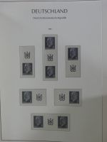 DDR Lindner Vordruck Zusammendrucke (leer) in 4 Lindner-Binder #AAC43