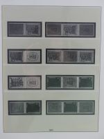 DDR Lindner Vordruck Zusammendrucke (leer) in 4 Lindner-Binder #AAC43