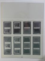 DDR Lindner Vordruck Zusammendrucke (leer) in 4 Lindner-Binder #AAC43