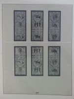 DDR Lindner Vordruck Zusammendrucke (leer) in 4 Lindner-Binder #AAC43