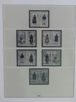 DDR Lindner Vordruck Zusammendrucke (leer) in 4 Lindner-Binder #AAC43