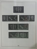 DDR Lindner Vordruck Zusammendrucke (leer) in 4 Lindner-Binder #AAC43