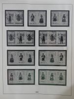 DDR Lindner Vordruck Zusammendrucke (leer) in 4 Lindner-Binder #AAC43