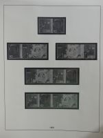 DDR Lindner Vordruck Zusammendrucke (leer) in 4 Lindner-Binder #AAC43