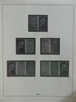 DDR Lindner Vordruck Zusammendrucke (leer) in 4 Lindner-Binder #AAC43