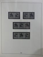 DDR Lindner Vordruck Zusammendrucke (leer) in 4 Lindner-Binder #AAC43