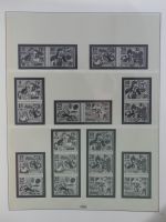 DDR Lindner Vordruck Zusammendrucke (leer) in 4 Lindner-Binder #AAC43