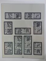 DDR Lindner Vordruck Zusammendrucke (leer) in 4 Lindner-Binder #AAC43