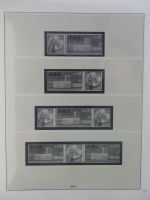 DDR Lindner Vordruck Zusammendrucke (leer) in 4 Lindner-Binder #AAC43