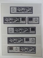 DDR Lindner Vordruck Zusammendrucke (leer) in 4 Lindner-Binder #AAC43