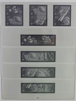 DDR Lindner Vordruck Zusammendrucke (leer) in 4 Lindner-Binder #AAC43