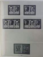DDR Lindner Vordruck Zusammendrucke (leer) in 4 Lindner-Binder #AAC43