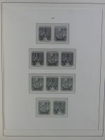 DDR Lindner Vordruck Zusammendrucke (leer) in 4 Lindner-Binder #AAC43