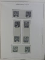 DDR Lindner Vordruck Zusammendrucke (leer) in 4 Lindner-Binder #AAC43
