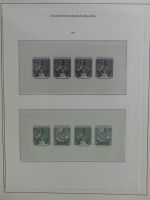 DDR Lindner Vordruck Zusammendrucke (leer) in 4 Lindner-Binder #AAC43