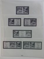 DDR Lindner Vordruck Zusammendrucke (leer) in 4 Lindner-Binder #AAC43