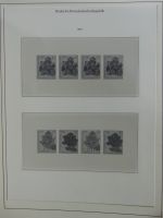 DDR Lindner Vordruck Zusammendrucke (leer) in 4 Lindner-Binder #AAC43