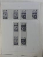 DDR Lindner Vordruck Zusammendrucke (leer) in 4 Lindner-Binder #AAC43
