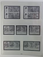 DDR Lindner Vordruck Zusammendrucke (leer) in 4 Lindner-Binder #AAC43