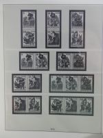 DDR Lindner Vordruck Zusammendrucke (leer) in 4 Lindner-Binder #AAC43