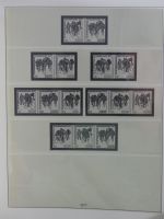 DDR Lindner Vordruck Zusammendrucke (leer) in 4 Lindner-Binder #AAC43
