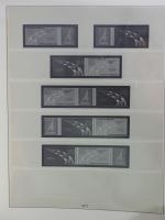DDR Lindner Vordruck Zusammendrucke (leer) in 4 Lindner-Binder #AAC43