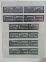 DDR Lindner Vordruck Zusammendrucke (leer) in 4 Lindner-Binder #AAC43
