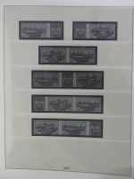 DDR Lindner Vordruck Zusammendrucke (leer) in 4 Lindner-Binder #AAC43
