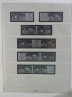 DDR Lindner Vordruck Zusammendrucke (leer) in 4 Lindner-Binder #AAC43