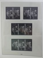 DDR Lindner Vordruck Zusammendrucke (leer) in 4 Lindner-Binder #AAC43