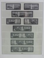 DDR Lindner Vordruck Zusammendrucke (leer) in 4 Lindner-Binder #AAC43