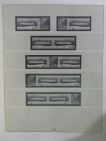 DDR Lindner Vordruck Zusammendrucke (leer) in 4 Lindner-Binder #AAC43