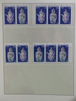 DDR Lindner Vordruck Zusammendrucke (leer) in 4 Lindner-Binder #AAC43