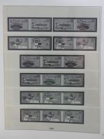 DDR Lindner Vordruck Zusammendrucke (leer) in 4 Lindner-Binder #AAC43
