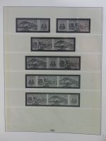 DDR Lindner Vordruck Zusammendrucke (leer) in 4 Lindner-Binder #AAC43