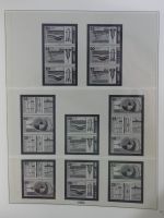 DDR Lindner Vordruck Zusammendrucke (leer) in 4 Lindner-Binder #AAC43