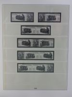 DDR Lindner Vordruck Zusammendrucke (leer) in 4 Lindner-Binder #AAC43